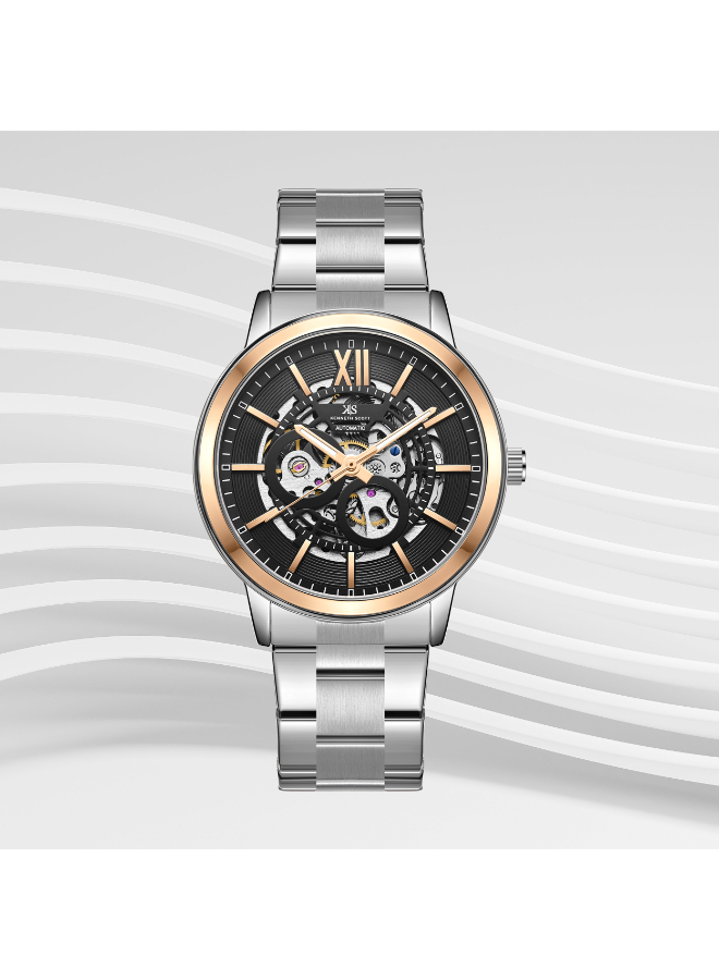 Kenneth Scott Men's Automatic  Blue Dial Watch - K24324-KBSN