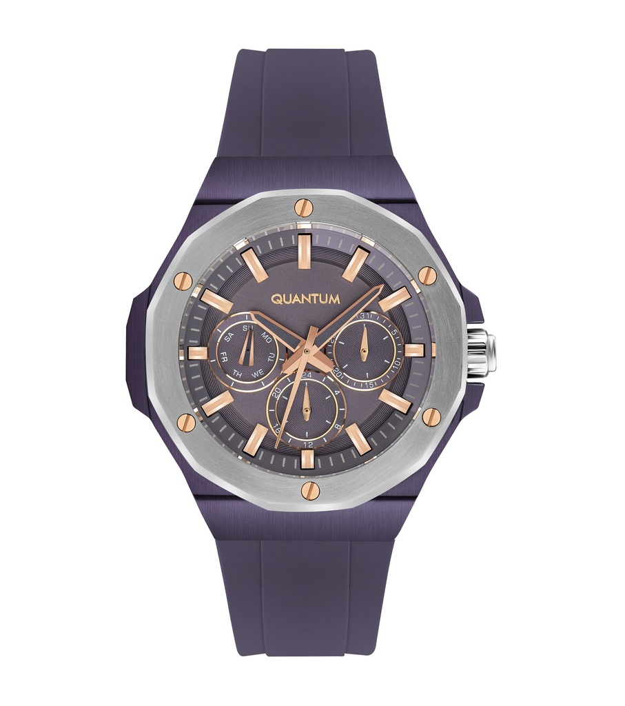 QUANTUM Women's Multi Function Purple Dial Watch - IML1163.888