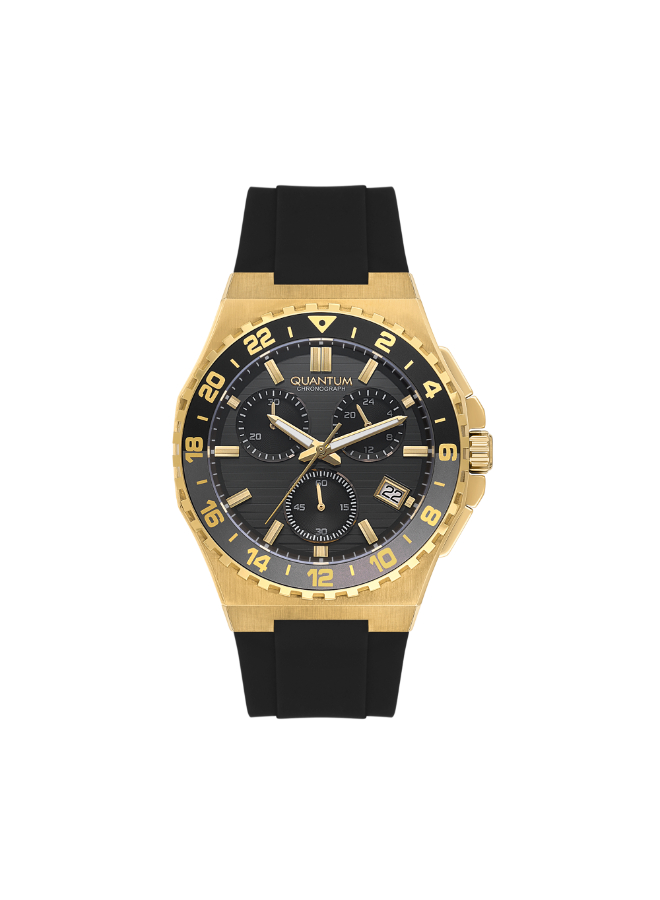 Quantum Men's Chronograph Black Dial Watch - PWG1147.151