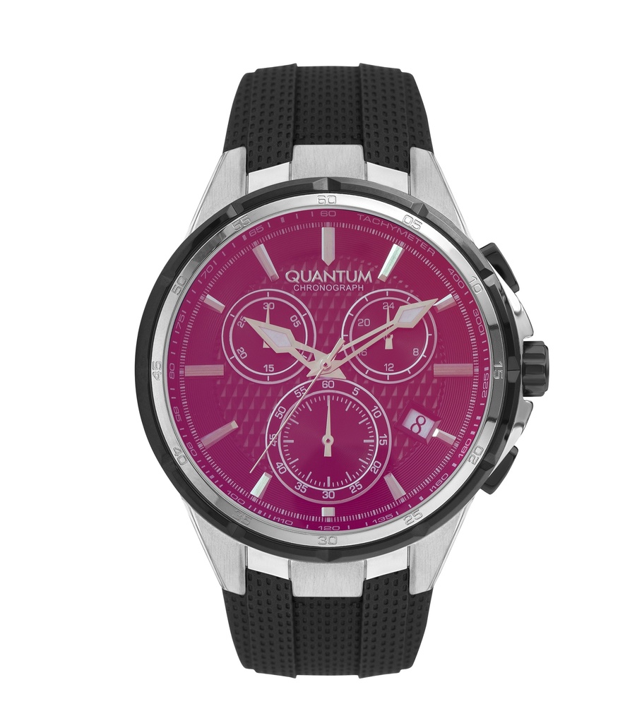 Quantum Men's Chronograph Black Dial Watch - PWG953.351