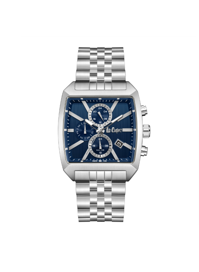 Lee Cooper Men's Multi Function Dark Blue Dial Watch - LC08139.390