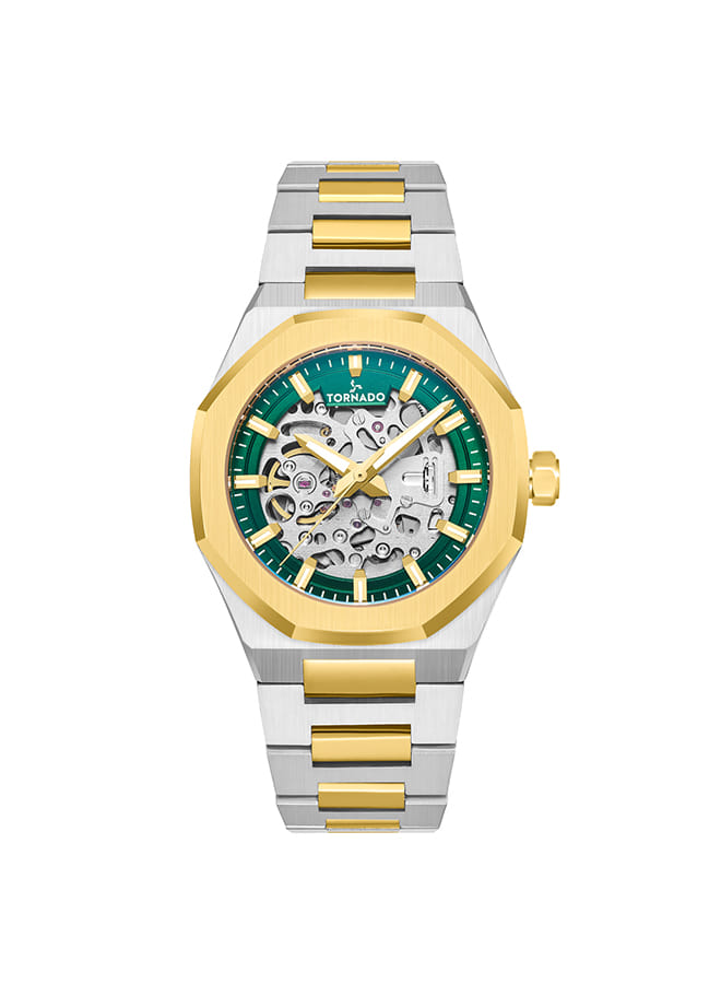 Tornado AUTONOVA AUTOMATIC Men's Automatic Dark Green Dial Watch - T24303-TBTH
