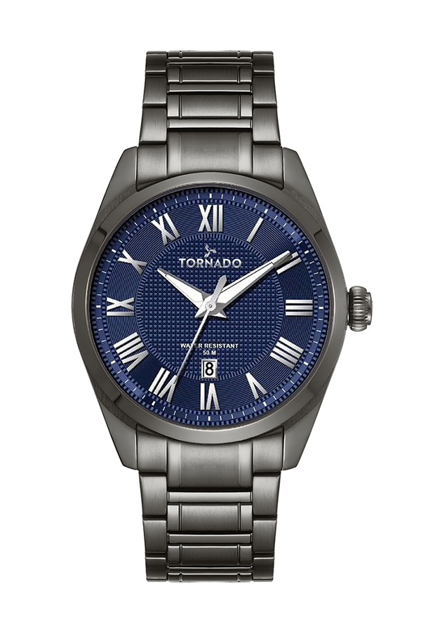 Tornado CLASSIC ANALOG Men's Analog Dark Blue Dial Watch - T8007-XBXN