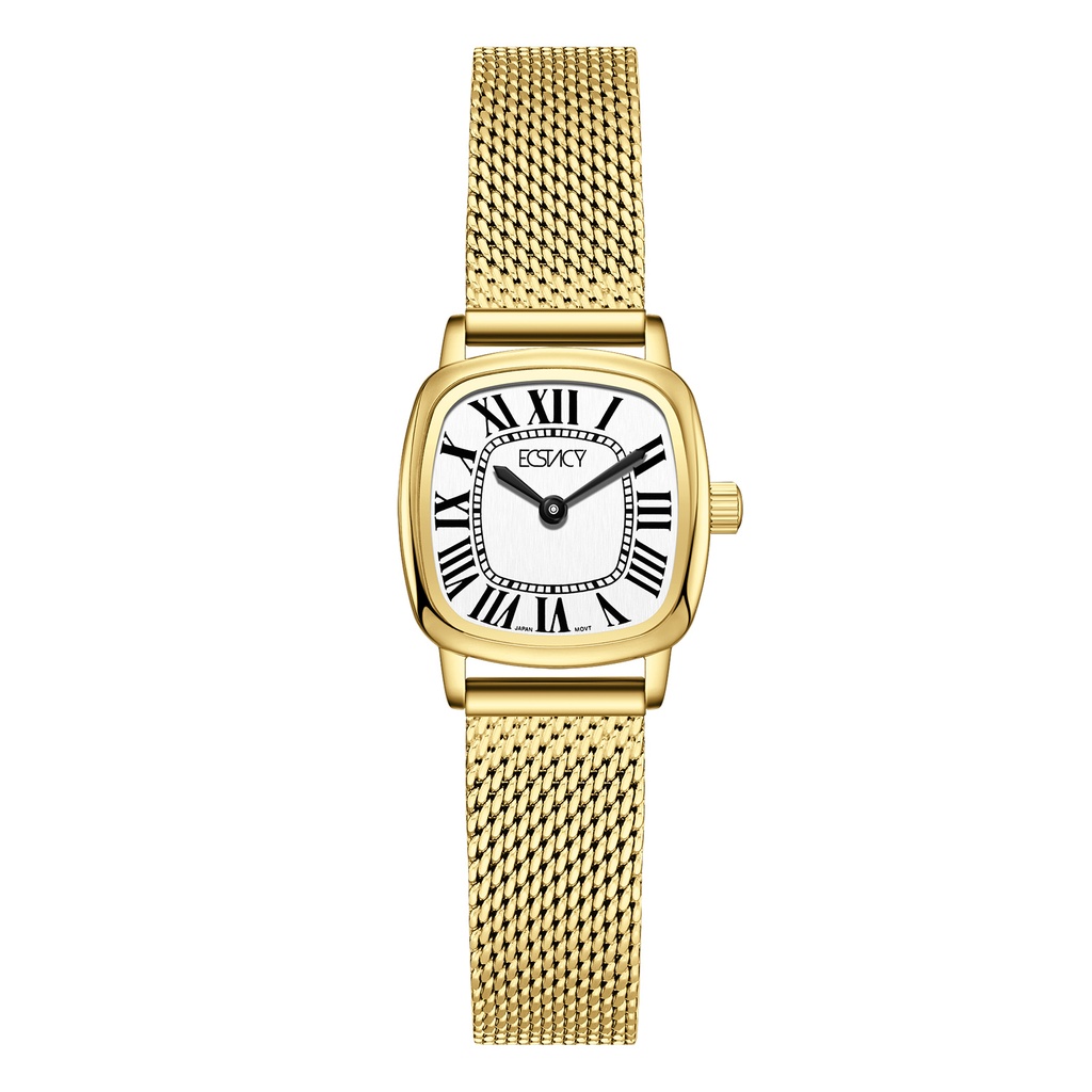 ECSTACY Women VJ20 Fn White Dial E25502-GMGW