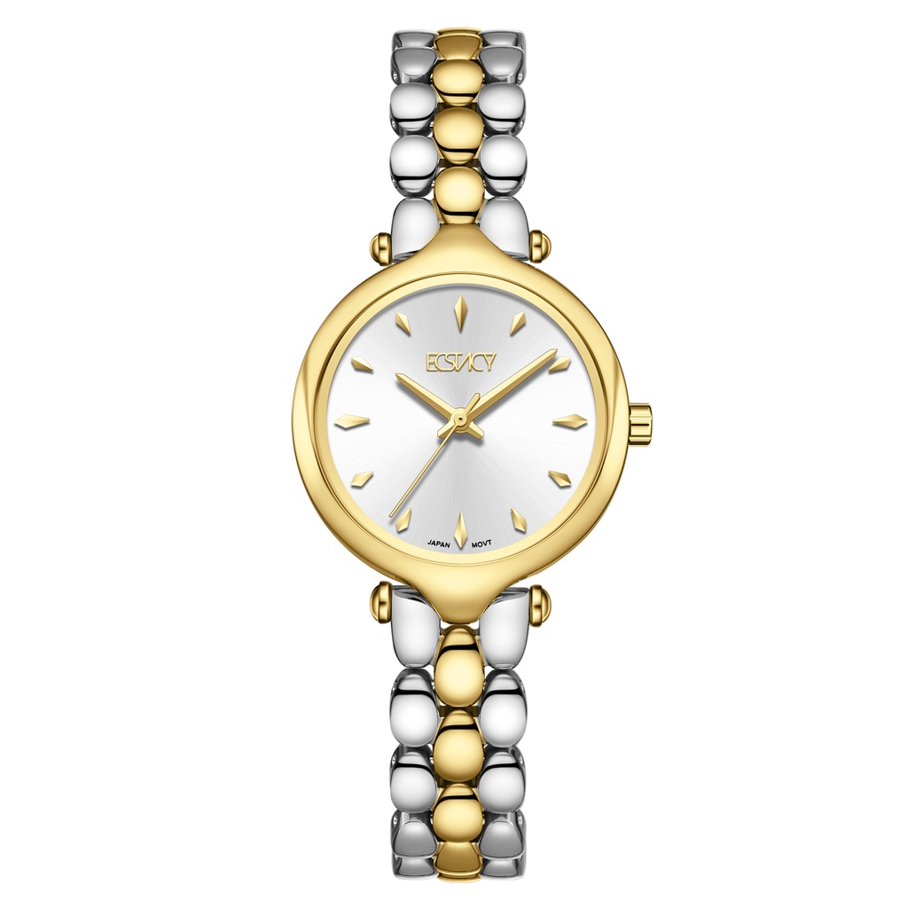 ECSTACY Women 2035 Fn Silver Dial E25503-TBTS