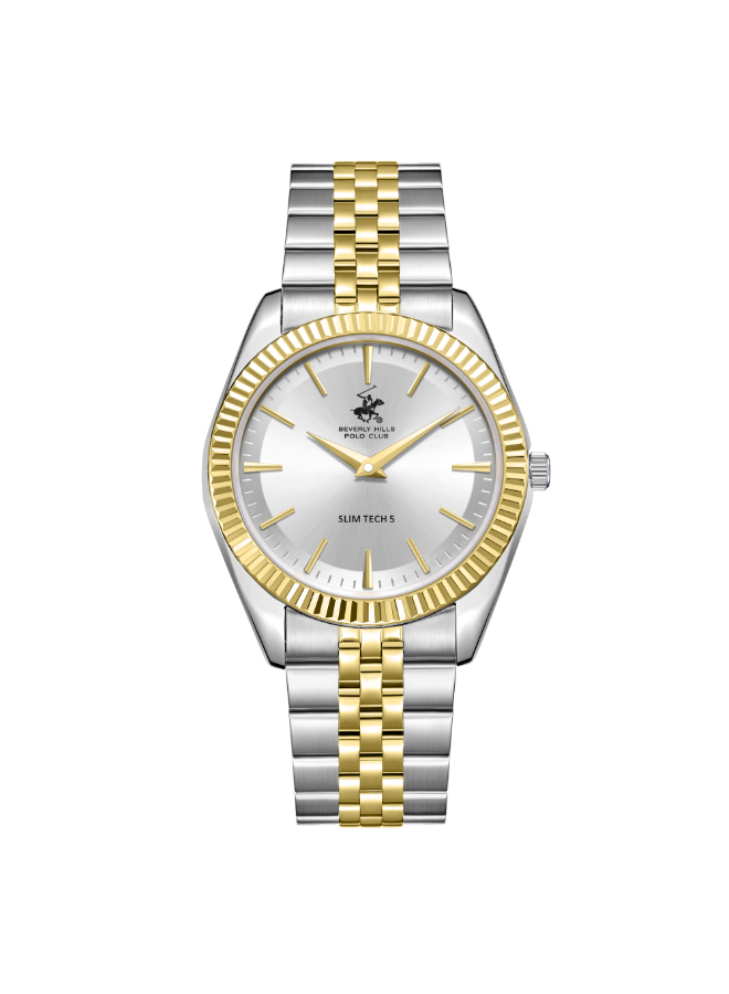 Beverly Hills Polo Club Men's Analog Silver Dial Watch - BP3830X.230