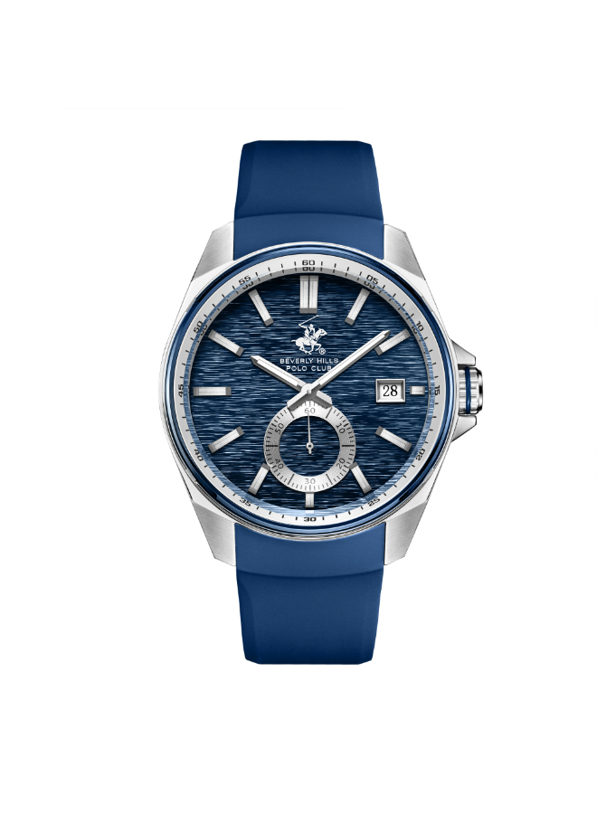 Beverly Hills Polo Club Men's Multi Function Blue Dial Watch - BP3837X.399