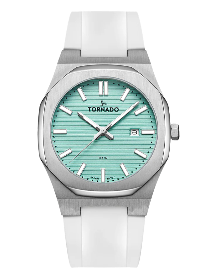 TORNADO SPECTRA Men's Analog Blue Dial Watch - T22002-SSWL