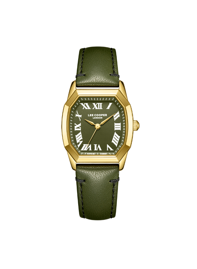 Lee Cooper Women's Analog Dark Green Dial Watch - LC08202.175