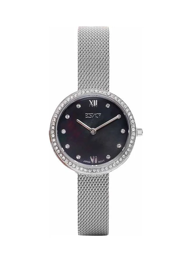 Ecstacy Women's Analog Black Dial Watch - E20506-SMSMB
