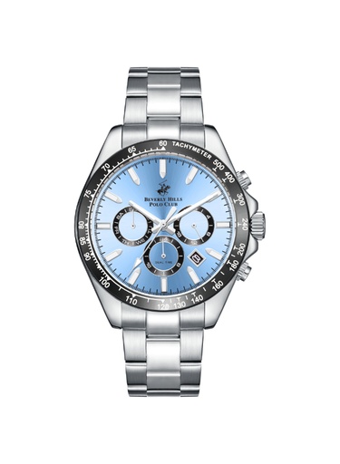 [BP3127X.300] BHPC Gents  MULTIFUNCTION Fn S.S/IP BLACK Case S.S/IP BLACK STEEL Band BLUE 290C Dial
