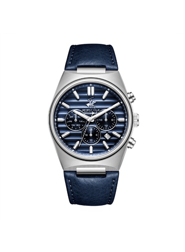 [BP3821X.399] Beverly Hills Polo Club Men's Multi Function Blue Dial Watch - BP3821X.399