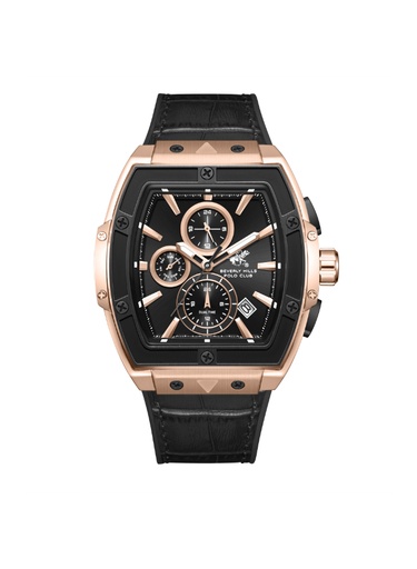 [BP3841X.451] Beverly Hills Polo Club Men's Multi Function Black Dial Watch - BP3841X.451