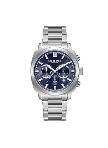 [LC08144.390] Lee Cooper Men's Multi Function Dark Blue Dial Watch - LC08144.390
