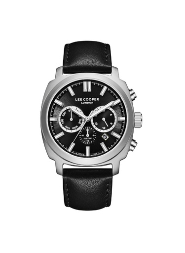 [LC08172.351] Lee Cooper Men's Multi Function Black Dial Watch - LC08172.351