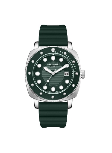 [LC08193.375] Lee Cooper Men's Analog Dark Green Dial Watch - LC08193.375