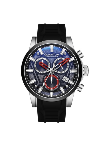 [PWG1126.351] QUANTUM Men's Chronograph Black Dial Watch - PWG1126.351
