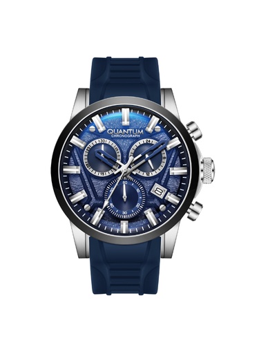 [PWG1126.359] QUANTUM Men's Chronograph Blue Dial Watch - PWG1126.359