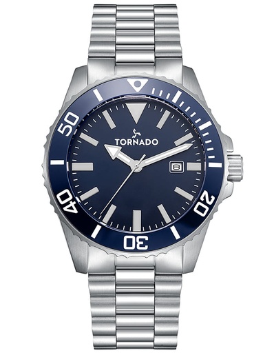[T22001-SBSN] Tornado LUMINA ANALOG Men's Analog Blue Dial Watch - T22001-SBSN