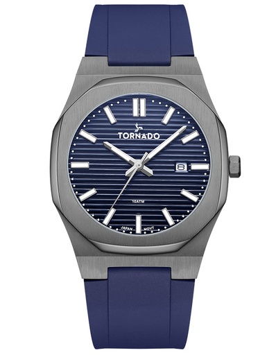 [T22002-XSNN] Tornado SPECTRA Men's Analog Blue Dial Watch - T22002-XSNN