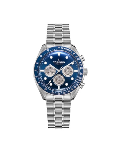 [T22103-SBSN] Tornado COSMIC CHRONO Men's Chronograph Blue Dial Watch - T22103-SBSN
