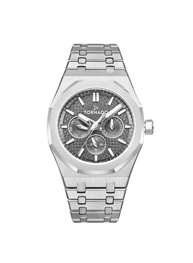 [T23104-SBSX] Tornado AURORA NOVA Men's Multi Function Grey Dial Watch - T23104-SBSX