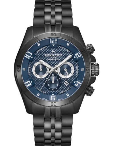 [T3149B-BBBJ] Tornado CELESTIA CHRONO Men's Chronograph Blue Dial Watch - T3149B-BBBJ