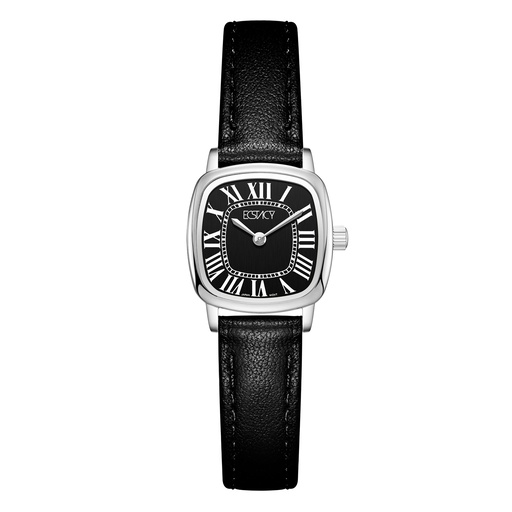 [E25502-SLBB] ECSTACY Women VJ20 Fn Black Dial E25502-SLBB