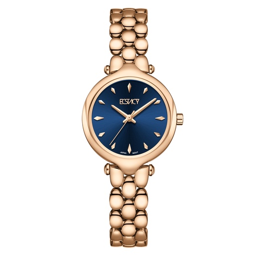 [E25503-RBKN] ECSTACY Women 2035 Fn Blue Dial E25503-RBKN