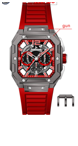 [T26101-XFRR] TORNADO Men Multi Function Fn Red Dial T26101-XFRR