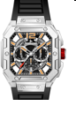[T26101-SFBB] TORNADO Men Multi Function Fn Black Dial T26101-SFBB