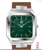 [BP3865X.374] BHPC Men 2H Fn Green Dial BP3865X.374