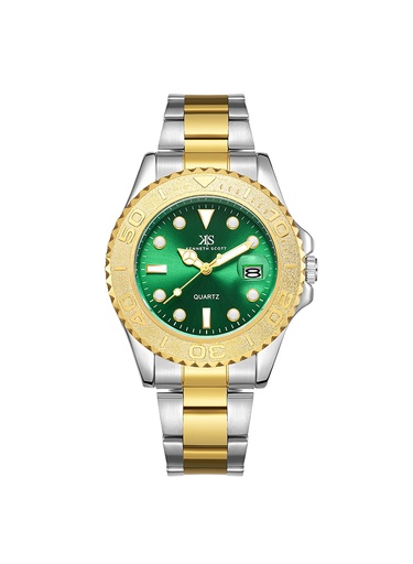 [K23022-TBTH] Kenneth Scott Men's Analog Green Dial Watch - K23022-TBTH