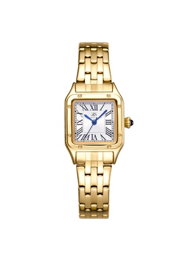 [K25512-GBGW] Kenneth Scott Women's Analog White Dial Watch - K25512-GBGW