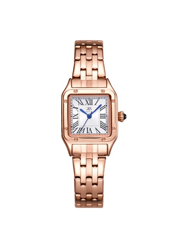 [K25512-RBKW] Kenneth Scott Women's Analog White Dial Watch - K25512-RBKW