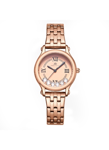 [K25510-RBKK] Kenneth Scott Women's Analog Rose gold Dial Watch - K25510-RBKK