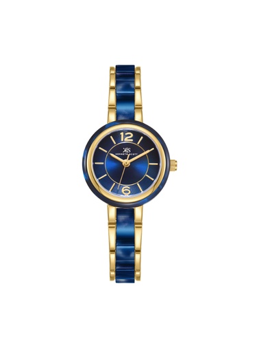 [K24501-GCNN] Kenneth Scott Women's Analog Blue Dial Watch - K24501-GCNN