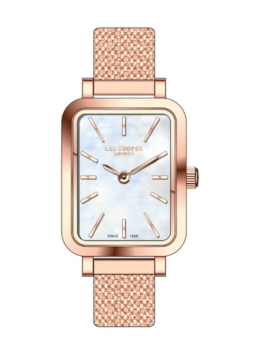 [LC07815.420] Lee Cooper Women's Analog Beige MOP Dial Watch - LC07815.420