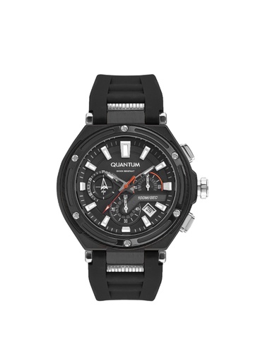 [HNG1010.651] Quantum Men's Chronograph Black Dial Watch - HNG1010.651