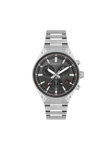 [HNG1172.350] QUANTUM Men's Chronograph Black Dial Watch - HNG1172.350