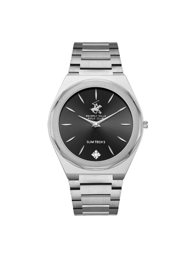[BP3667X.350] BEVERLY HILLS POLO CLUB Men's Analog Black Dial Watch - BP3667X.350