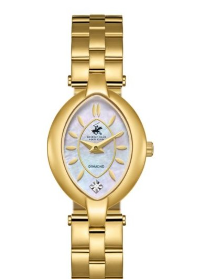 [BP3739C.120] BEVERLY HILLS POLO CLUB Women's Analog Mother of Pearl Dial Watch - BP3739C.120
