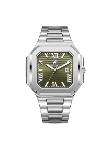 [BP3845X.370] Beverly Hills Polo Club Men's Analog Grey Dial Watch - BP3845X.370