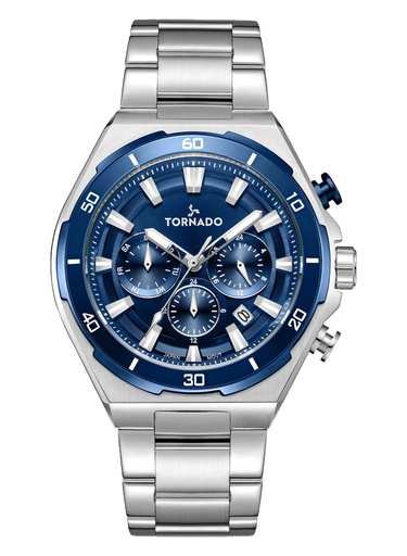 [T24104-SBSN] TORNADO STRELLAR X Men's Multi Function Blue Dial Watch - T24104-SBSN