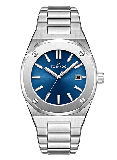 [T23003-SBSN] TORNADO AURORA TWILIGHT Men's Analog Blue Dial Watch - T23003-SBSN