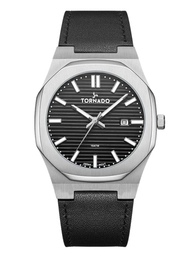 [T22002-SLBB] TORNADO SPECTRA Men's Analog Black Dial Watch - T22002-SLBB