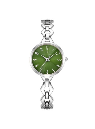 [K23508-SBSG] Kenneth Scott Women's Analog Green Dial Watch - K23508-SBSG