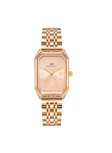 [K23519-RBKK] Kenneth Scott Women's Analog Rose Gold Dial Watch - K23519-RBKK