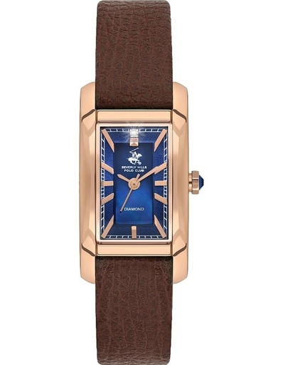 [BP3613C.424] Beverly Hills Polo Club Women's Analog Blue Dial Watch - BP3613C.424