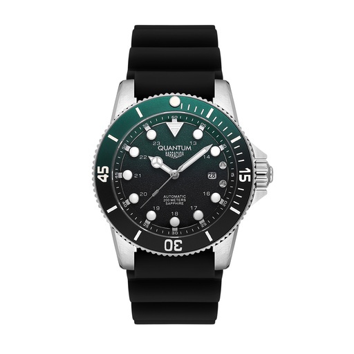 [BAR1115.371] QUANTUM Men's Automatic Dark Green Dial Watch - BAR1115.371